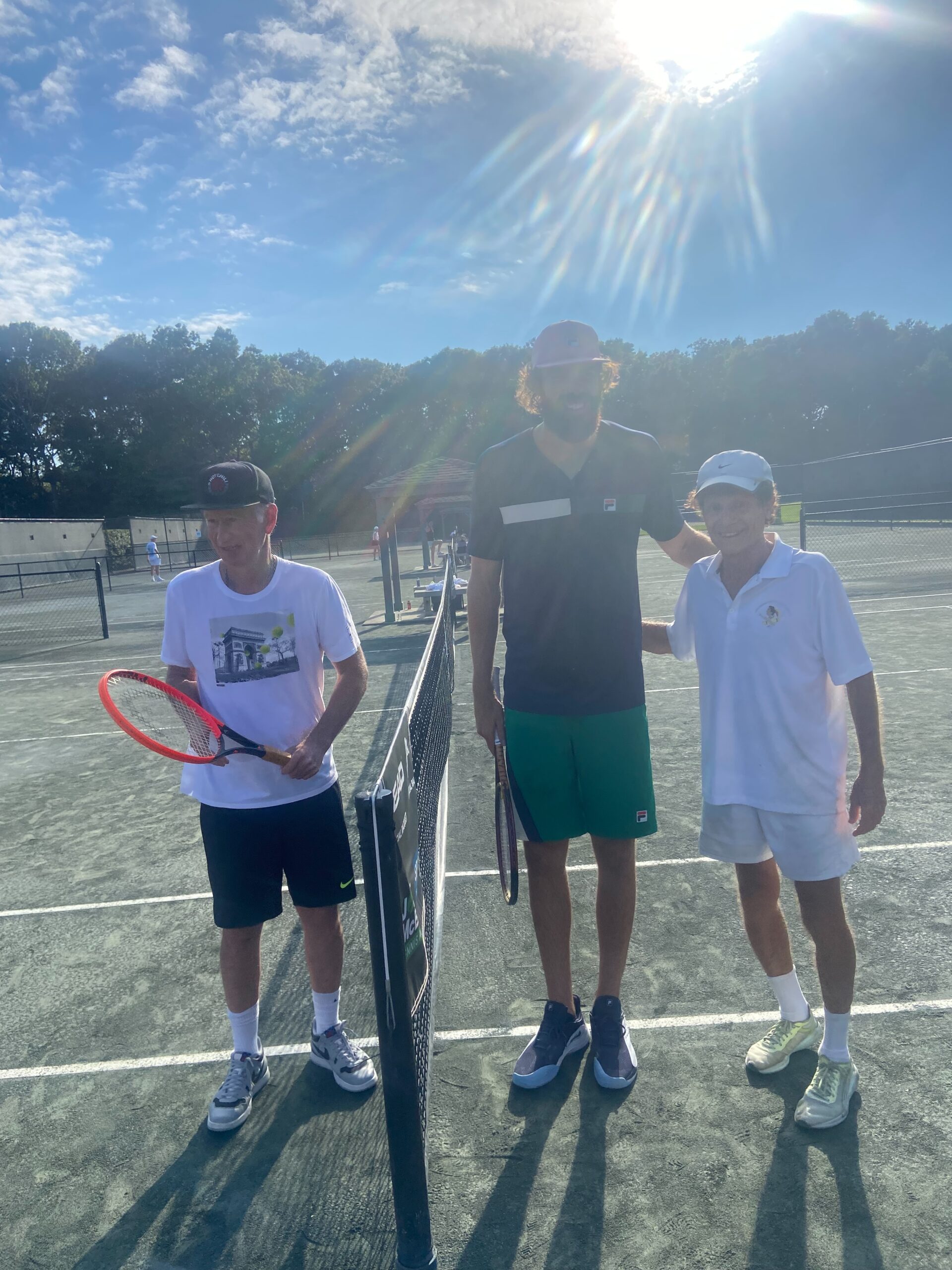 Read more about the article Marshall Hubsher at Pro Am with Reilly Opelka and John McEnroe